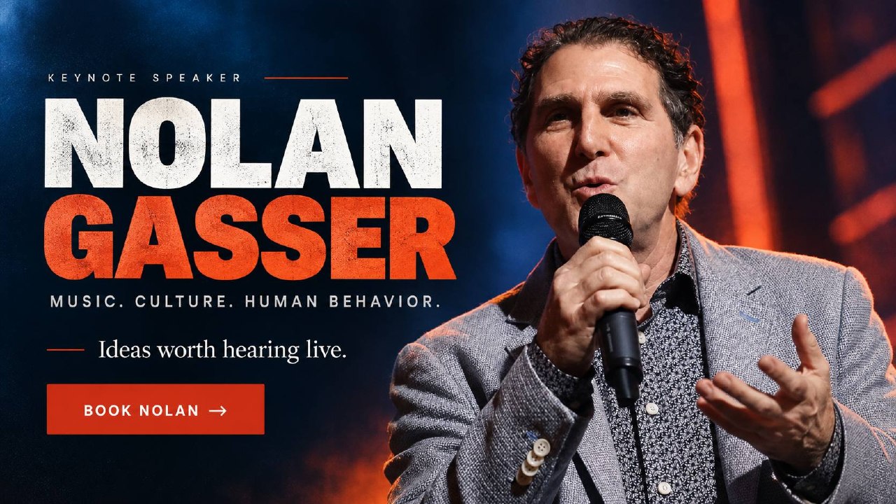 Nolan Gasser on stage